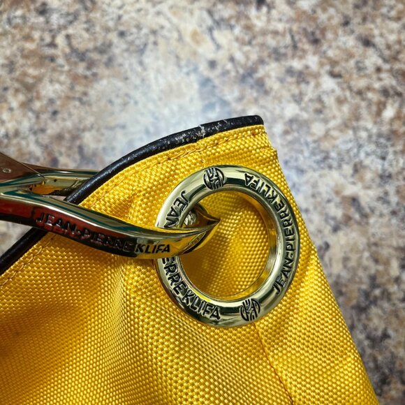 Jean Pierre Kliffa Paris Nylon Bucket Bag Clementine in Yellow - Picture 11 of 15